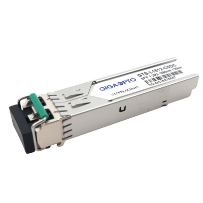 Модуль DOM LC дуплекса приемопередатчика SFP 1.25G 1000BASE-EZX 1550nm 120km SMF оптически