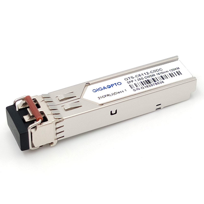 Двухшпиндельные DOM модуля 1.25G 1000BASE CWDM 1270 1610nm 120km LC SMF приемопередатчика SFP