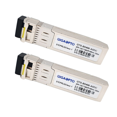 модуль приемопередатчика 1330nm/1270nm 10Gbps SFP+ Cisco для SMF SFP-10G-BX20D