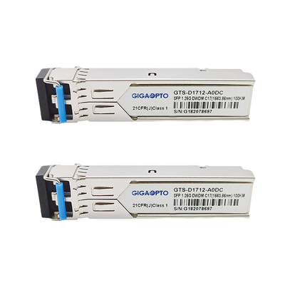 Дуплексный разъем LC 32 дБ Модуль HP SFP SM 100 ГГц DWDM-SFP1G-xx.xx-100