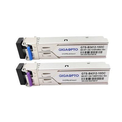 Приемопередатчик Tx1310nm Rx1490nm 10km SMF LC WDM 1000BASE-BX SFP для HP JD098B