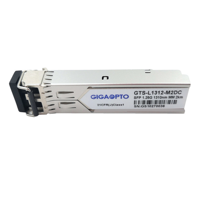 Дуплекс LC модуля приемопередатчика DOM 1.25G SFP 1000BASE-SX 1310nm MMF 2km оптически