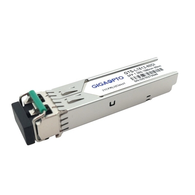 Модуль приемопередатчика DOM 1000BASE-ZX 1.25G SFP 1550nm 80km промышленный двухшпиндельный LC SMF
