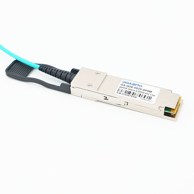 Оптический кабель 100G QSFP28 проламывания параллели активный к вентилятору вне AOC 4x25G SFP28