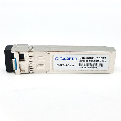 модули передатчиков Non-MSA 6G SDI SMPTE SFP TX1310nm TX1490nm 10km SMF BIDI LC двойные