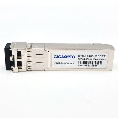 модули приемников Non-MSA LC дуплекса PIN 10km SMF 6G SDI SMPTE SFP двойные