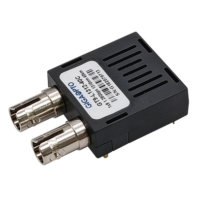 одиночный ST SC FC модуля 1x9 1310nm 40km SMF волокна LVPECL PECL режима 1.25Gbps двухшпиндельный