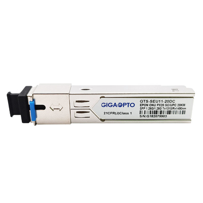 SC SFP UPC модуля PX20 TX1310nm/RX1490nm 20km 1.25G ONU EPON SFP