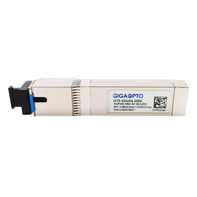 SC UPC 20km модуля Tx2.488G /Rx 9.953G 1270nm 1577nm SMF приемопередатчика XGPON ONU N1 SFP+