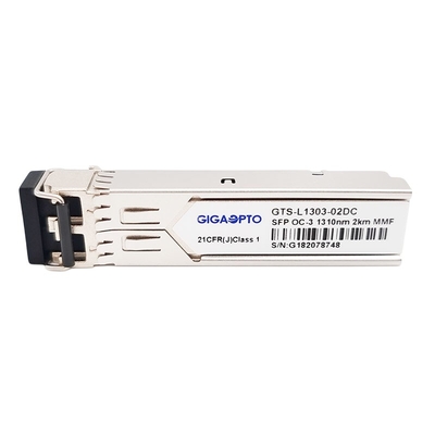 DOM LC дуплекса модуля приемопередатчика OC-3/STM-1 SR-0 155Mbps 1310nm MMF 2km SFP