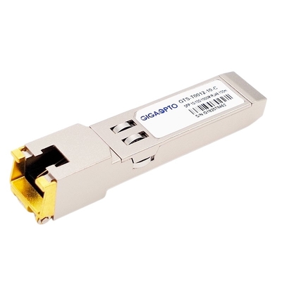 Медный модуль приемопередатчика кота 6/6a RJ-45 SFP 10/100/1000BASE-T 100m SGMII оптически