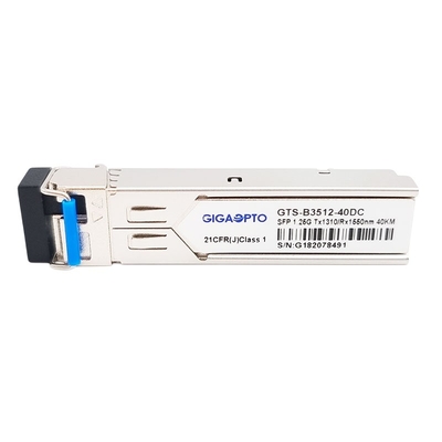 Модуль 1000BASE BX 1.25G BIDI TX1310nm RX1550nm SFP 40km приемопередатчика DOM SMF LC