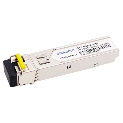 Модуль DOM приемопередатчика TX1550nm SFP 1.25G 1310nm 40km LC SMF 1000BASE BX 1.25G BiDi SFP