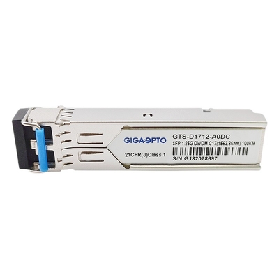 DOM SMF LC C17 C61 100GHz приемопередатчика 100km 1.25Gbps 1000BASE DWDM SFP оптически