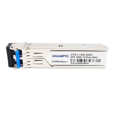 DOM Tx 1310nm Rx 1550nm приемопередатчика 20km SMF двухшпиндельные LC 100BASE LX 155Mbps SFP оптически