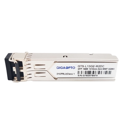 Модуль DOM приемопередатчика 1310nm MMF 2km LC 100BASE FX SGMII SFP для портов SFP локальных сетей гигабита