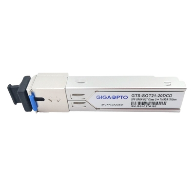 SC UPC DDM класса C++ 1490nm TX 1310nm RX приемопередатчика 20KM OLT GPON SFP