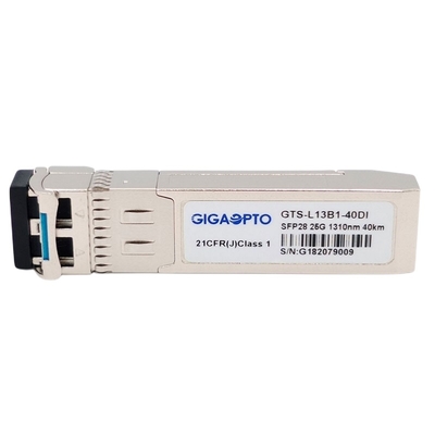 DOM модуля EML APD SMF LC приемопередатчика SFP28 25GBASE ER 1310n 40km оптически SFP промышленные