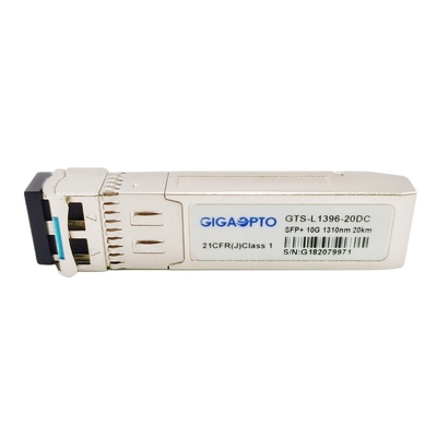 Модуль 1310nm LC DDM приемопередатчика волокна SMF 20km режима SFP+ 10G ELR одиночный оптически