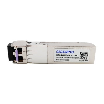 2 DOM приемопередатчика TX1490nm RX1310nm LC 20km волокна волокна 100BASE BIDI CSFP