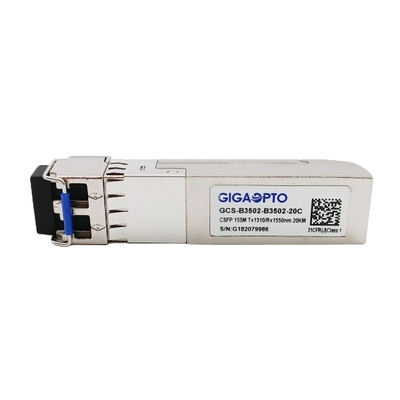 DOM приемопередатчика TX1310nm RX1550nm LC 20km стекловолокна SFP компакта 100BASE двойные двухнаправленные