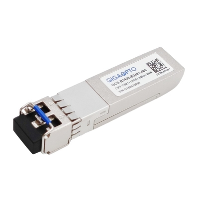 DOM приемопередатчика TX1310nm RX1490nm LC 40km SFP BIDI компакта двойных каналов 155Mbps