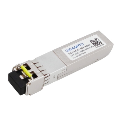 Волокно двойного модуля приемопередатчика LX TX1550nm RX1310nm SMF 20km Sfp 1.25G BIDI CSFP одиночное