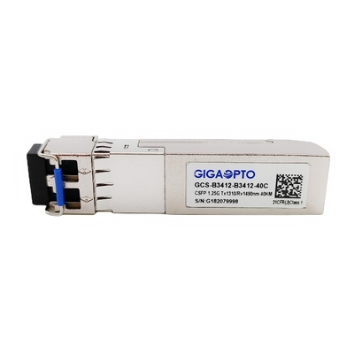 1.244G удваивают - модуль TX1310nm RX1490nm SMF 40km приемопередатчика канала BIDI CSFP