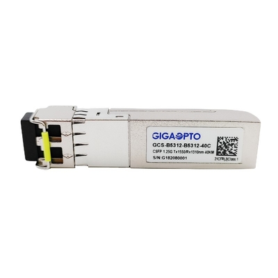 DOM приемопередатчика 40km TX1550 RX1310 SM LC 1000BASE CSFP двойные BIDI