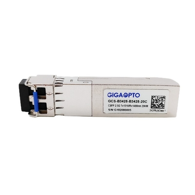 2.5Gbps CSFP удваивают DOM LC приемопередатчика BIDI 20km TX1310 RX1490