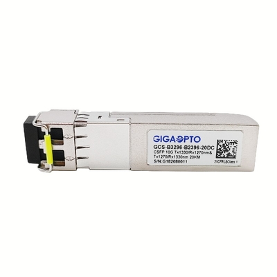 10G компакт SFP+ удваивает DOM приемопередатчика 20km LC BIDI