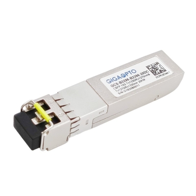 10G компакт SFP+ удваивает DOM приемопередатчика 20km LC BIDI