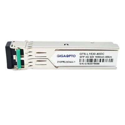 Модуль приемника MSA оптически передатчика SMPTE 3G-SDI SFP 1550nm 40km DDMI