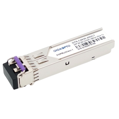передатчик MSA 1270nm-1610nm 20km SMF LC DDM приемопередатчика CWDM 3Gbps DVI видео- SFP одиночный