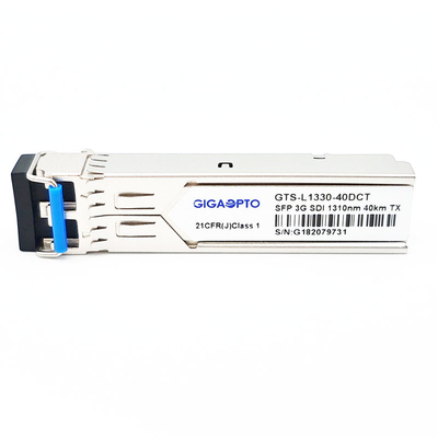 DOM MSA оптически передатчика 10km LC приемопередатчика TX1310nm HD SDI SD SDI 3G SDI видео- SFP одиночные для SD/HD/3G SDI