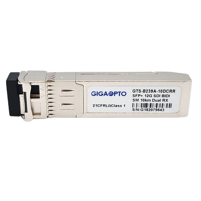 Не DOM LC модуля приемников MSA Pinout 12G SDI SMPTE SFP 1270nm-RX1/1330nm-RX2 10km BiDi двойные