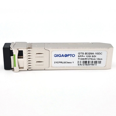приемопередатчик BiDi 13T 12R SMPTE приемопередатчика 12G UHD SDI видео- SFP оптически