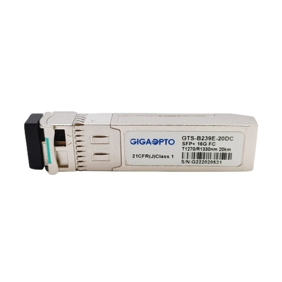 модуль приемопередатчика модуля канала TX1270 волокна 16G SFP+ BiDi RX1330nm 20km LC оптически