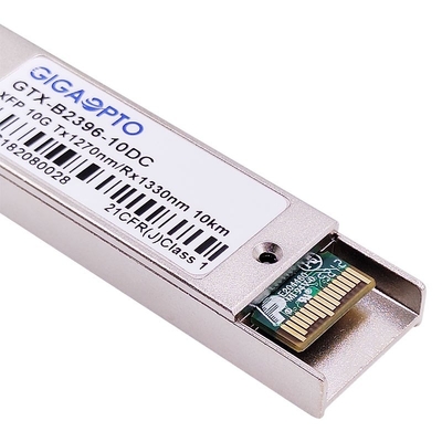 Приемопередатчик 1270nm 10GBASE-BX XFP двухнаправленный оптически/DOM 1330nm 10km LC