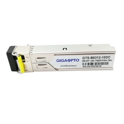 Модуль 10km приемопередатчика TX1550nm RX1310nm Cisco 1000BASE-BX SFP для SMF GLC-BX-10D
