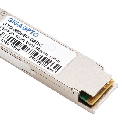 модуль приемопередатчика LC дуплекса 100m MMF оптически для Cisco QSFP28-BIDI-100G