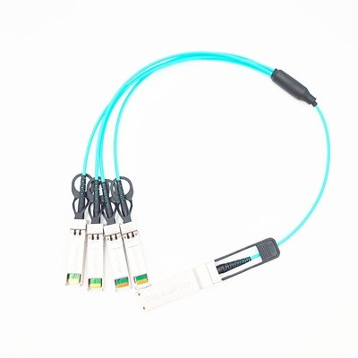 Проламывание Cisco QSFP-4X10G-AOC совместимое QSFP+ к 4x10G SFP+