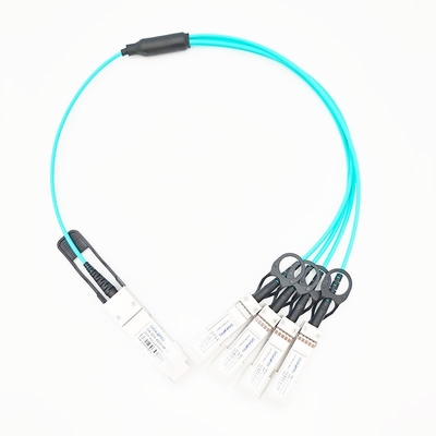 Проламывание Cisco QSFP-4X10G-AOC совместимое QSFP+ к 4x10G SFP+