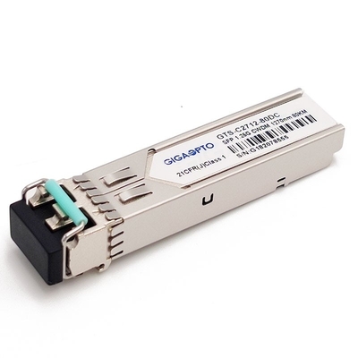 Приемопередатчик 80km SMF волокна 1000BASE-CWDM для Cisco CWDM-SFP-xxxx