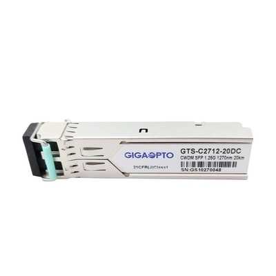 приемопередатчик SMF 20km 1270-1610nm 1000BASE-CWDM SFP для Cisco CWDM-SFP-xxxx-20