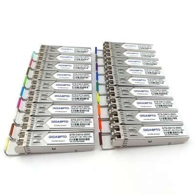 приемопередатчик SMF 20km 1270-1610nm 1000BASE-CWDM SFP для Cisco CWDM-SFP-xxxx-20