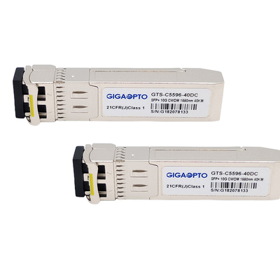 приемопередатчик 15dB SMF волокна 1270-1610nm CWDM 10Gbps SFP+ для HPE CWDM-SFP10G-xxxx