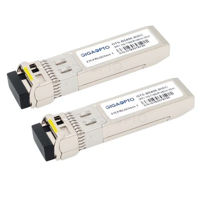 приемопередатчики Cisco ZR 10G BIDI совместимые для SMF SFP-10G-BX80D