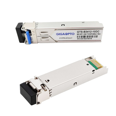 Локальные сети TX1310nm RX1490nm 10km SMF Cisco GLC-BX-U совместимые SFP BiDi 1.25G