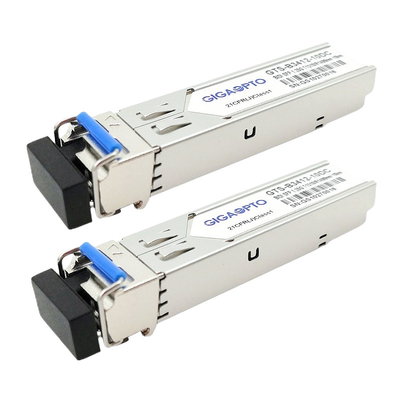 Локальные сети TX1310nm RX1490nm 10km SMF Cisco GLC-BX-U совместимые SFP BiDi 1.25G